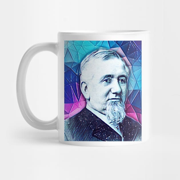 George Pullman Snowy Portrait | George Pullman Artwork 13 by JustLit